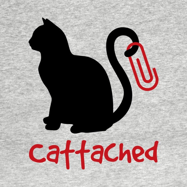 Cats, Cattached T-Shirt, Hoodie by SamiSam